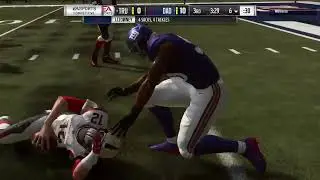 Madden NFL 19 / Big Nickel Cover 2 - Fast Block Shed w/Sack - Highlight
