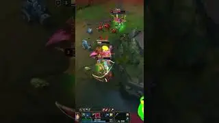 Top Lane - Warwick 1v2 Outplay - League Of Legends #shorts
