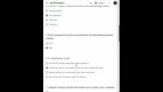 Android Views and Compose in Views quiz answers || Unit 8: Compose with Views