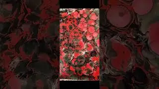 out of purple town into red City #speedpaint #art #abstract #marbling #fabric #satisfying #painting