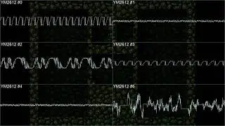 Dr. Robotnik's Mean Bean Machine - 2 player vs - In Oscilloscope and Gameplay view!