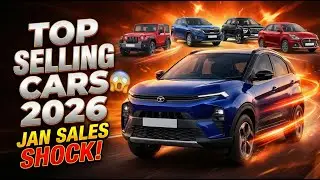 Top 25 Bestselling Cars in India | January 2026 Sales Report 🚗🔥 Nexon No.1 Again!