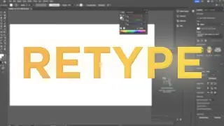 CONHECENDO A FERRAMENTA RETYPE DO ILLUSTRATOR! (Tutorial)