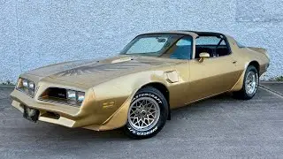 1978 Pontiac Trans Am Gold Special Edition (Y88/WS6) Walk Around Video