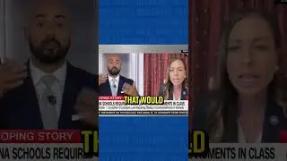 Republican Makes MOST INSANE ARGUMENT for 10 Commandments in Public School Classrooms!!! #shorts