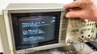 Hewlett Packard 8702B Lightwave Component Analyzer #49656