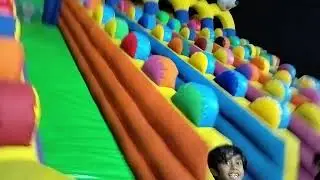 Naani Enjoy With Bounce House 🏠🤸 #kidsvideo #kidsfunnyvideos 