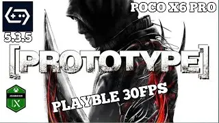 PROTOTYPE | POCO X6 PRO |GAME HUB EMULATOR|NEW UPDATE TEST|PLAYBLE+SETTINGS 🔥