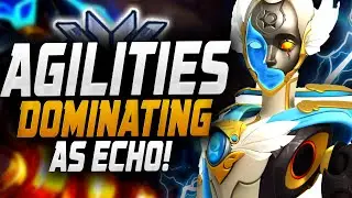 Agilities Pro DPS showing his Echo skill! POTG! [ Overwatch Season 26 Top 500 ]