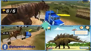 Dino Truck Transport Simulator Games for Kids | Dinosaur Survival Games | Dinosaurs games for kids