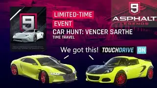 Vencer Sarthe Car Hunt - Touch Drive - Zero input needed - Asphalt 9 Legends - Nintendo Switch