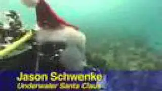 Underwater Santa Claus