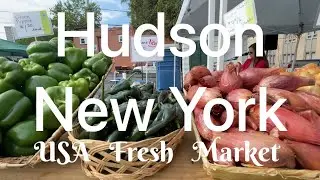 Hudson New York Usa Fresh Market Video