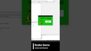 Snake Game With Netbeans #shorts #game #java #netbeans