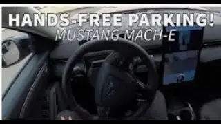 Hands Free parking (park Assist) Mustang Mach E , watch till the end (novice to expert ) nearly