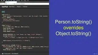 025 Overriding the toString method