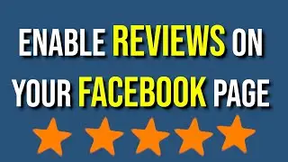 How to Enable Reviews Tab On Your Facebook Business Page - #MrajibDigital