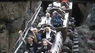 Seven dwarfs mine train ride @fantasyland, Disney 