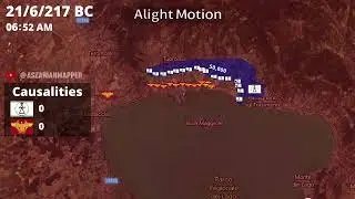 The Battle of Lake Trasimene in 1 minute using Google Maps