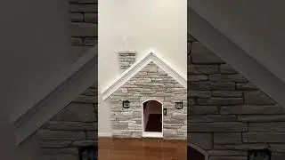 I built a working chimney on my dogs famous doghouse!