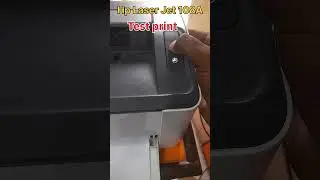 Hp Laserjet 108A Printer easy Test Page Print Out Check // #hpprinter #computer #solution #repair