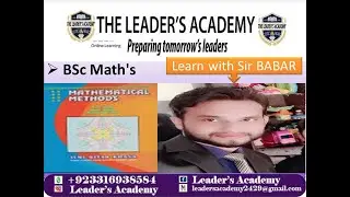 Separable Equations /Differential Equations in Urdu /BSc Math Mathematical Methods /Leaders Academy