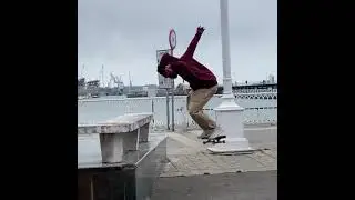 Back Side Flip, Board Snap 🙈🙈