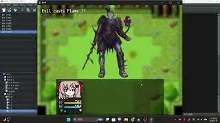 Evil rpg first boss test!(with heat music)