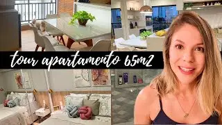 TOUR POR UM APARTAMENTO PEQUENO |  todo em piso vinílico