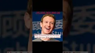 facebook lost $250 billions in 2 hours #shorts #facebookmemes