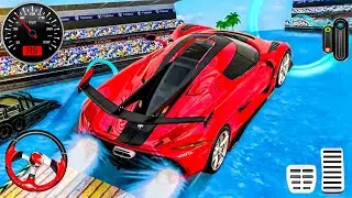 Water Surfer Car Race Simulator - Floating Water Surfing Car Stunts Racing : Android Gameplay #2