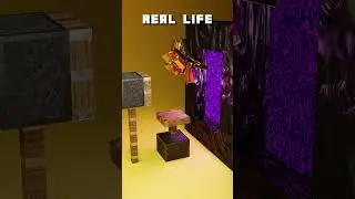 Minecraft vs Real Life 3D Simulations 🔥🔥