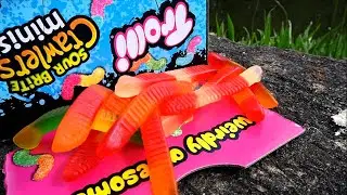 Gummy Worm Bass Fishing Challenge