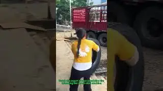 Tire Loading Master: Efficient Truck Unloading Skills!