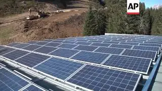 Austria's first ever integrated solar-powered ski-lift