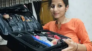 Whats in my vanity bag💋? #makeupbox #amazon  \\ Best travel bag for makeup💄💋 @TheModernPahadis