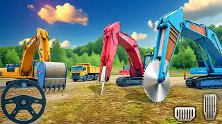 Heavy Excavator Rock Mining 3D - Stone Cutting Machines - Android Gameplay