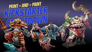 Print and Paint  |  Kickstarter Countdown #1-29