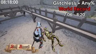Half Sword Gauntlet Speedrun - World Record - 7:06.34 Glitchless - 8:20.17 Any%
