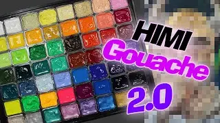 HIMI Gouache 2.0 - 56 Farben, inkl. Metallic und Neon 😍🎨