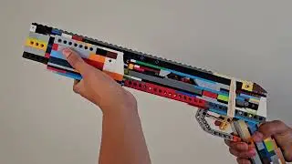 unbelivable working Lego Shotgun V1 #Lego #Lego gun