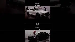 VOLVO Polestar 1 vs Polestar 2 #topspeed #guess