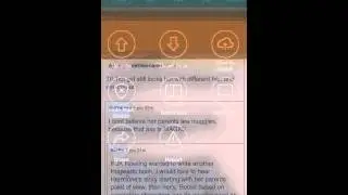 Making comments on Reddit using the Redditor iOS app.