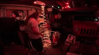 Christmas 2025 | Install Incandescent C9 Lights and Christmas Trees in the Garage