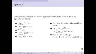 Construcción de gráficas de funciones a partir de conceptos de límites