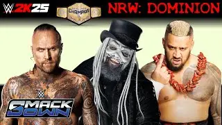 Aleister Black vs Uncle Howdy vs Solo Sikoa | U.S. Title Match: SmackDown #1 | WWE 2K25
