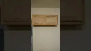 Install microwave oven under the uper cabinet #shorts #diy #youtubeshorts