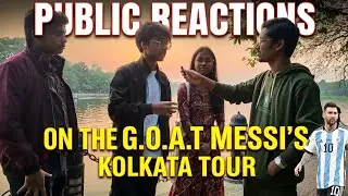 The G.O.A.T Messi-র কলকাতা ট্যুর নিয়ে মানুষজন কি বলছে