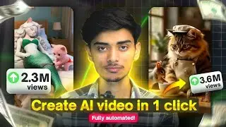 Make VIRAL AI Videos in 1 Click 🔥 | FREE Text-to-Video AI Tool | Create Shorts & Reels FAST