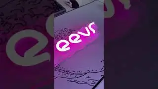 The BEST Content Creator Custom Neon&reg; Sign - Watch @Teevr Unbox Their Neon Sign #contentcreator